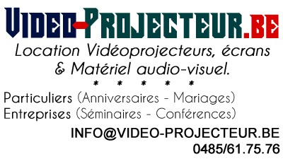 Location de vidéo-projecteurs en Belgique